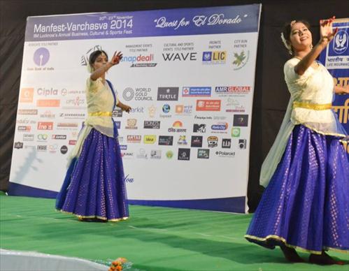 Students performing at the event
