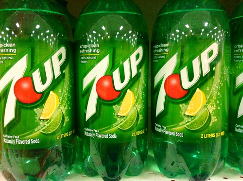 presentation of 7up