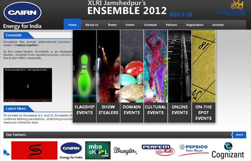 XLRI Ensemble website